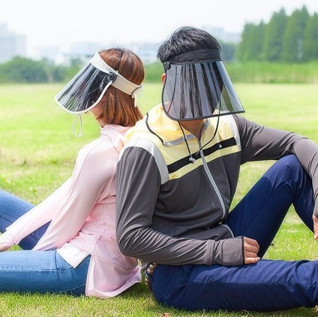 [해외] 여성 신상 여름 자외선차단 썬캡 햇빛가리개 돌돌이썬캡 그늘막 모자