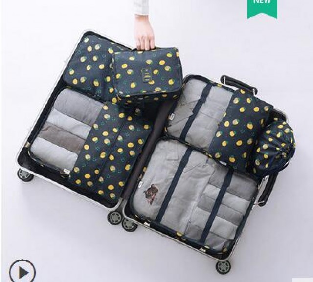 [해외] 여행용 가방 파우치 화장품 옷수납함 8종세트
