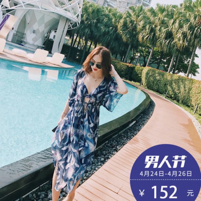 [해외] 여성 여름 3피스 섹시한 해변 클라인 비키니 수영복