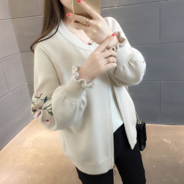 [해외] 신상 여성 스웨터 가디건 긴소매