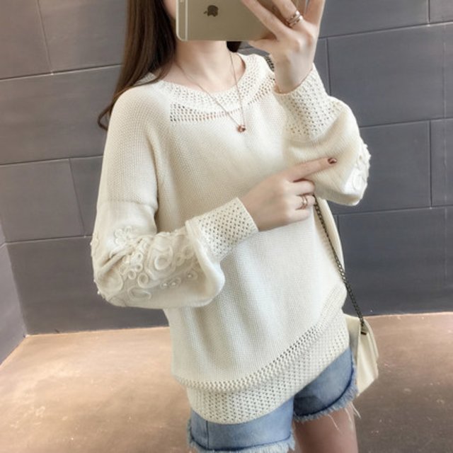 [해외] 신상 여성 긴소매 스웨터 티