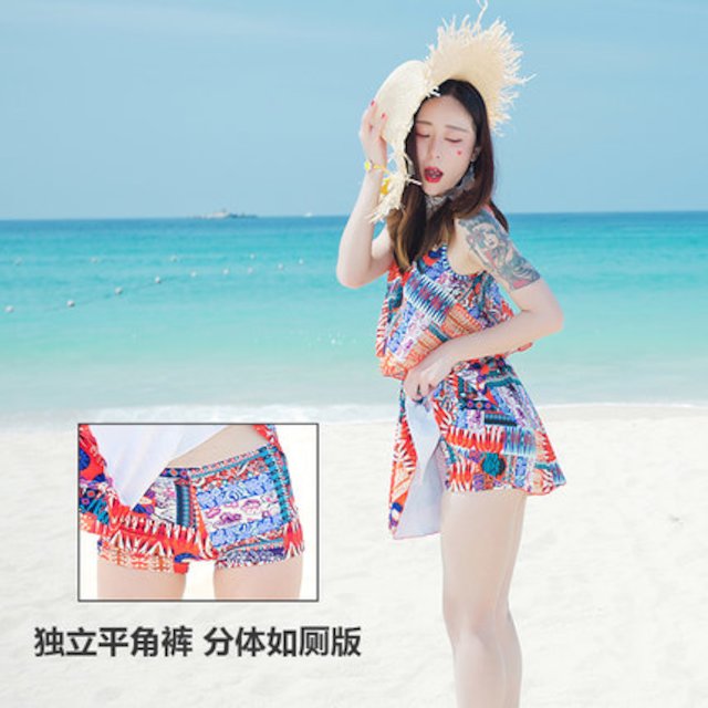 [해외] 신상 여성 무늬 원파스 수영복