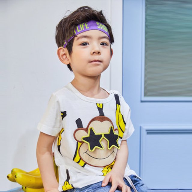 [해외] 아동복 여름 신상 아기티셔츠 창의적 소년 T 셔츠 티셔츠